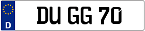 Truck License Plate